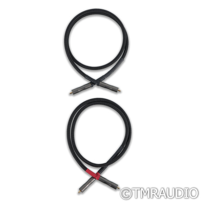 Black Cat Graceline Level 2 Setsuna RCA Cables; 1m Pair Interconnects
