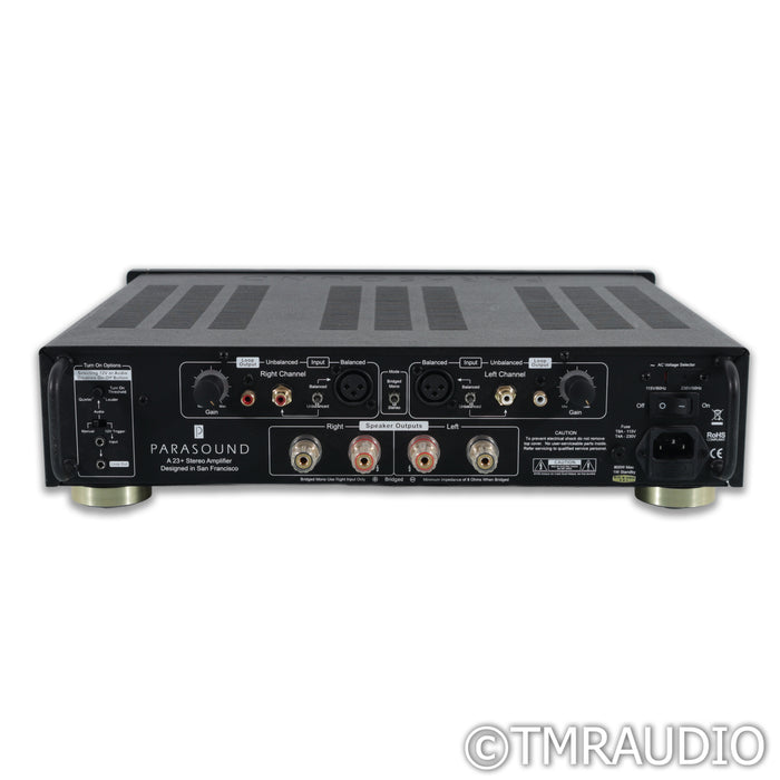 Parasound Halo A23+ Stereo Power Amplifier; A 23+