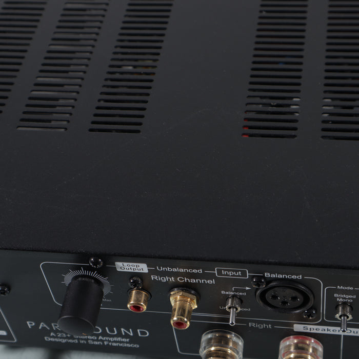 Parasound Halo A23+ Stereo Power Amplifier; A 23+