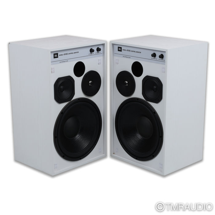JBL 4312G Bookshelf Speakers; Ghost Edition Pair (White)