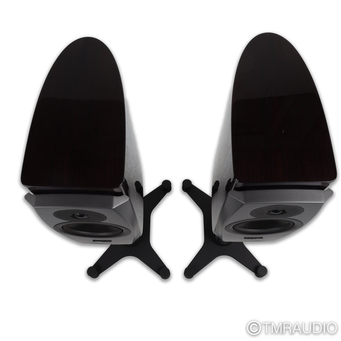 Dynaudio Confidence 20 Bookshelf Speakers; Raven Pair w/ Stands