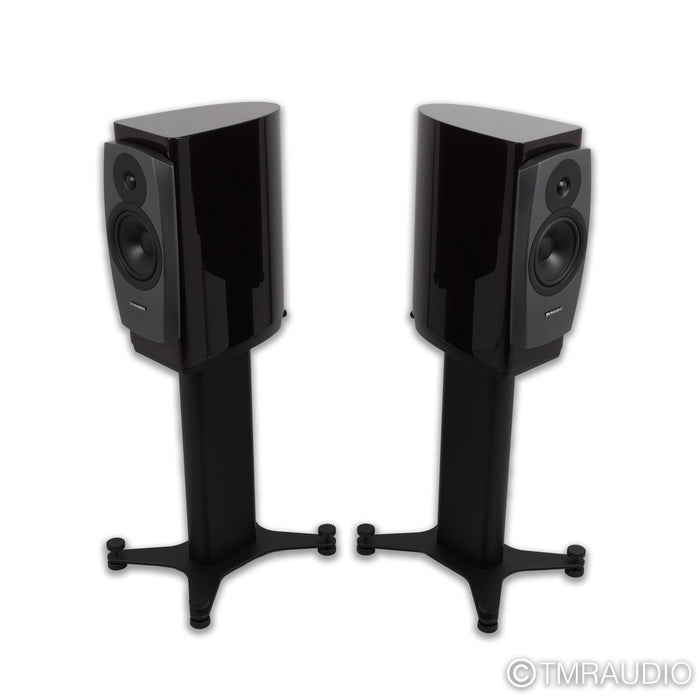 Dynaudio Confidence 20 Bookshelf Speakers; Raven Pair w/ Stands