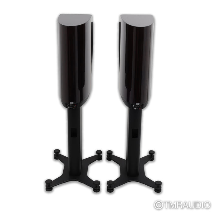 Dynaudio Confidence 20 Bookshelf Speakers; Raven Pair w/ Stands