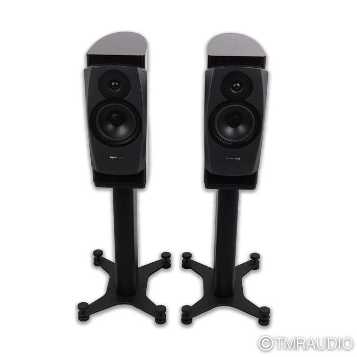 Dynaudio Confidence 20 Bookshelf Speakers; Raven Pair w/ Stands