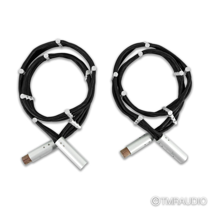 Argento Audio Flow Master Reference XLR Cables; 1m Pair Balanced Interconnects