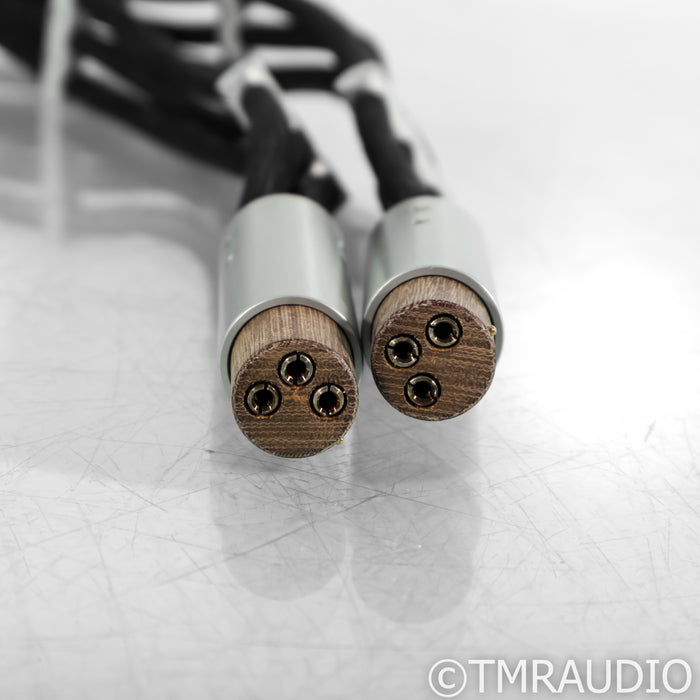 Argento Audio Flow Master Reference XLR Cables; 1m Pair Balanced Interconnects