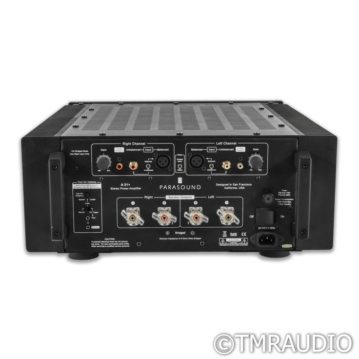Parasound Halo A21+ Stereo Power Amplifier; A 21+