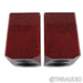 Musician Knight 1 Bookshelf Speakers; Red Pair