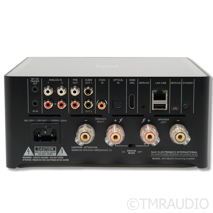 NAD Electronics M10 V1 Stereo Integrated Streaming Amplifier; BluOS