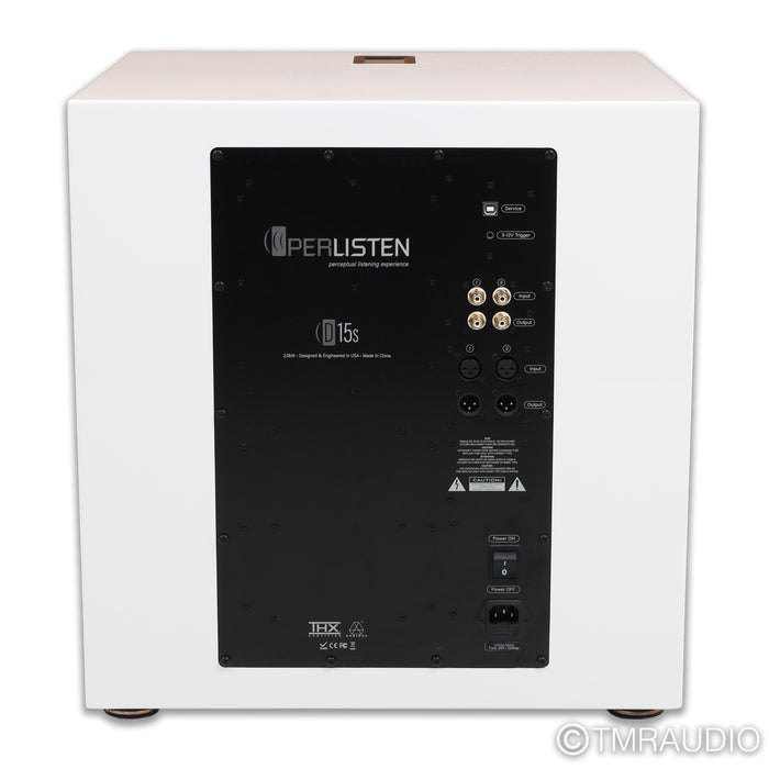 Perlisten D15S 15" Powered Subwoofer; White