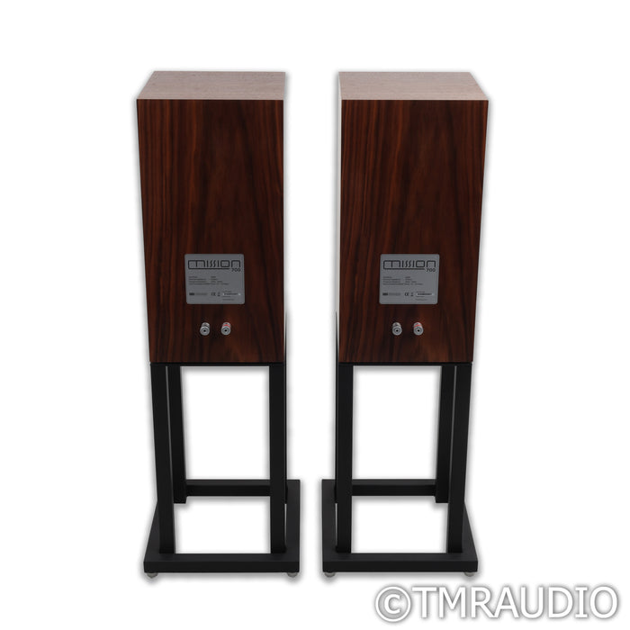 Mission 700 Bookshelf Speakers with Stands; Walnut Pair