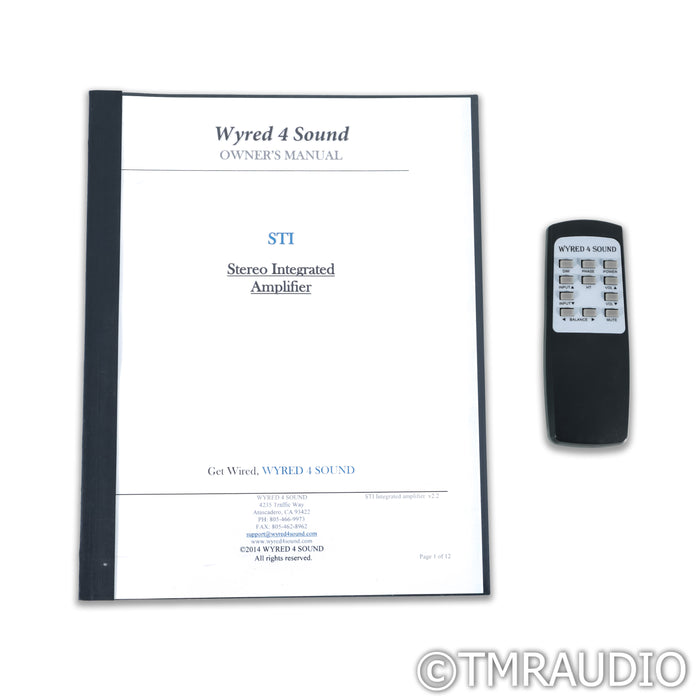 Wyred 4 Sound STI-500 Stereo Integrated Amplifier; W4S STI500