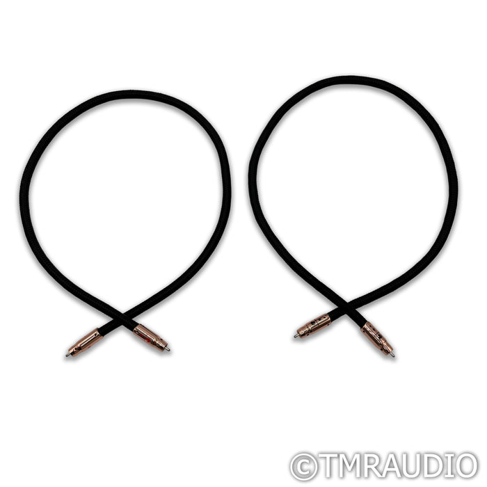 AudioQuest Black Beauty RCA Cables; 1m Pair Interconnects
