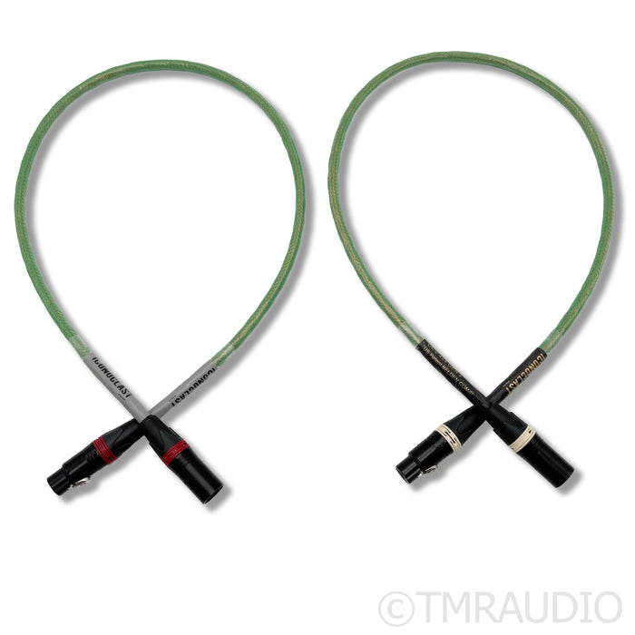 Iconoclast 4x4 UPOCC Gen. 2 XLR Cables; 3ft Pair Balanced Interconnects