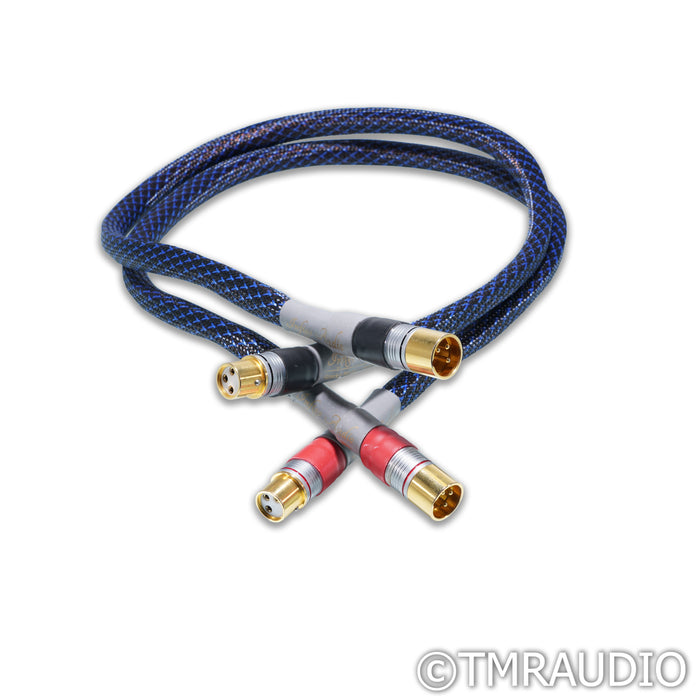 Infigo Audio Sparkle XLR Cables; 1m Pair Balanced Interconnects