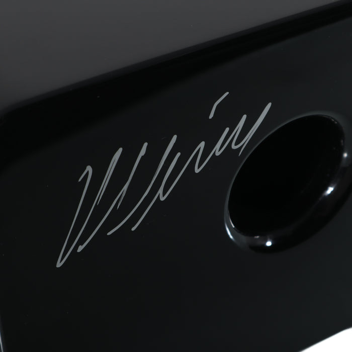 Daniel Hertz Eva Bookshelf Speakers; Black Piano Pair Signed by Mark Levinson