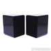 Daniel Hertz Eva Bookshelf Speakers; Black Piano Pair Signed by Mark Levinson