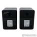 Daniel Hertz Eva Bookshelf Speakers; Black Piano Pair Signed by Mark Levinson