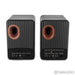 KEF LS50 Wireless II Active Bookshelf Speakers; Black Pair