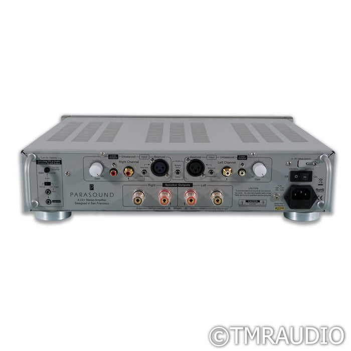 Parasound Halo A23+ Stereo Power Amplifier; A23 Plus; Silver