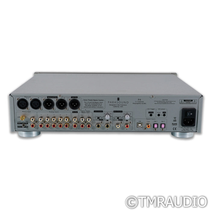Parasound Halo P 6 Stereo Preamplifier; P6; MM / MC Phono
