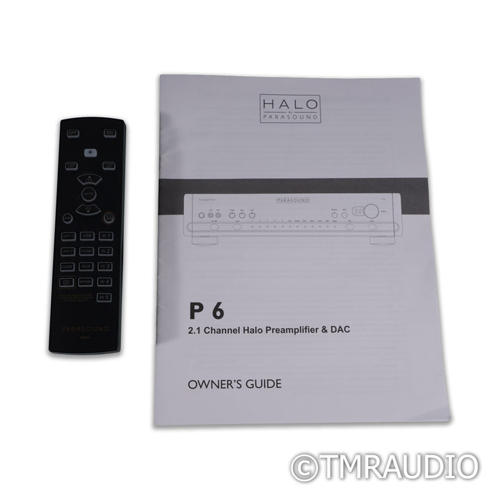 Parasound Halo P 6 Stereo Preamplifier; P6; MM / MC Phono