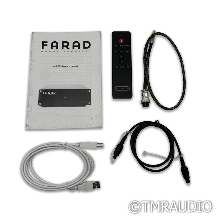 Chord Electronics Hugo TT2 Headphone Amplifier, Farad Super3 PSU