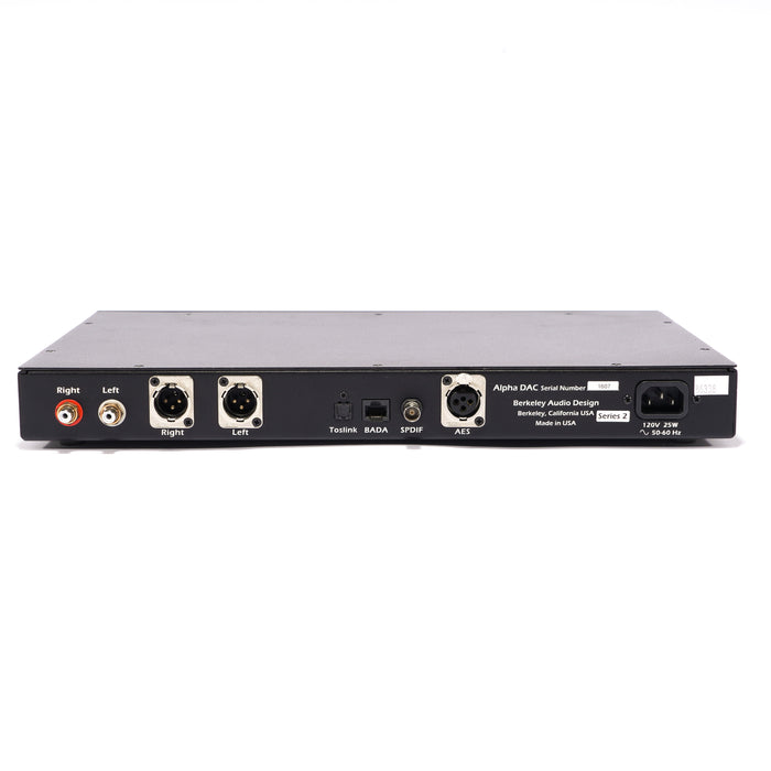 Berkeley Audio Design Alpha DAC Series 2; D/A Converter