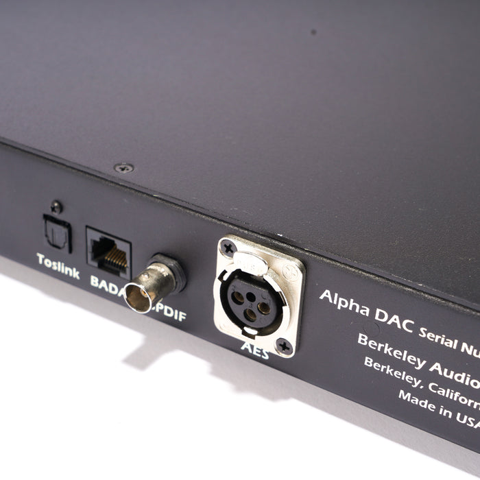 Berkeley Audio Design Alpha DAC Series 2; D/A Converter