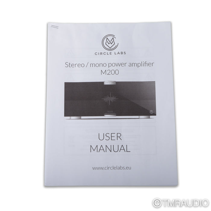 Circle Labs M200 Stereo / Mono Power Amplifier