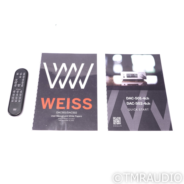 Weiss DAC501 Mk2 4-Ch DAC / Preamplifier / Headphone Amplifier