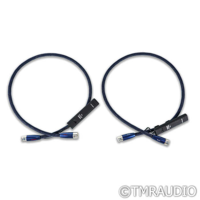 AudioQuest Water XLR Cables; 1m Pair Balanced Interconnects