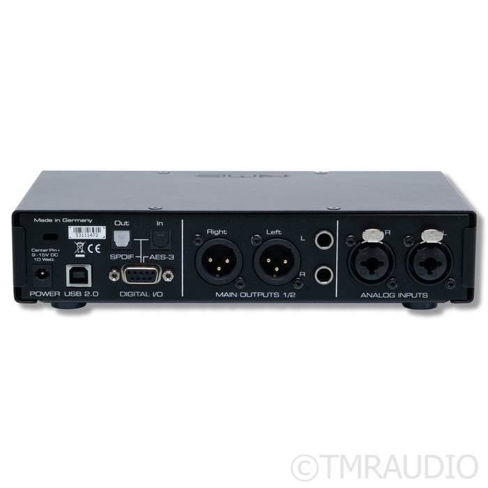 RME ADI-2 Pro FS R Black Edition AD/DA Converter; USB DAC; Dual Headphone Amp