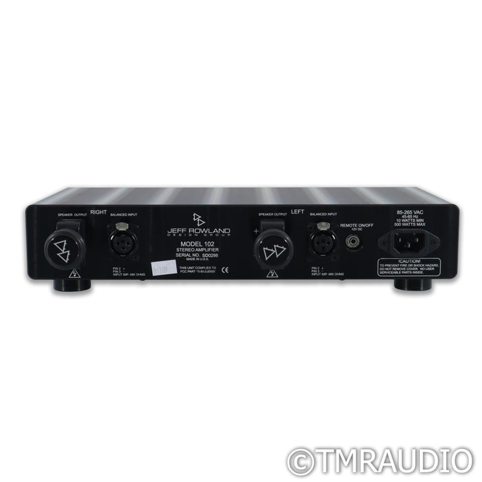 Jeff Rowland Design Model 102 Stereo Power Amplifier