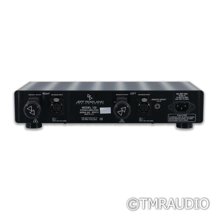 Jeff Rowland Design Model 102 Stereo Power Amplifier