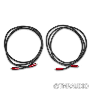 AudioQuest Red River RCA Cables; 2m Pair Interconnects