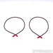 AudioQuest Red River RCA Cables; 0.75m Pair Interconnects
