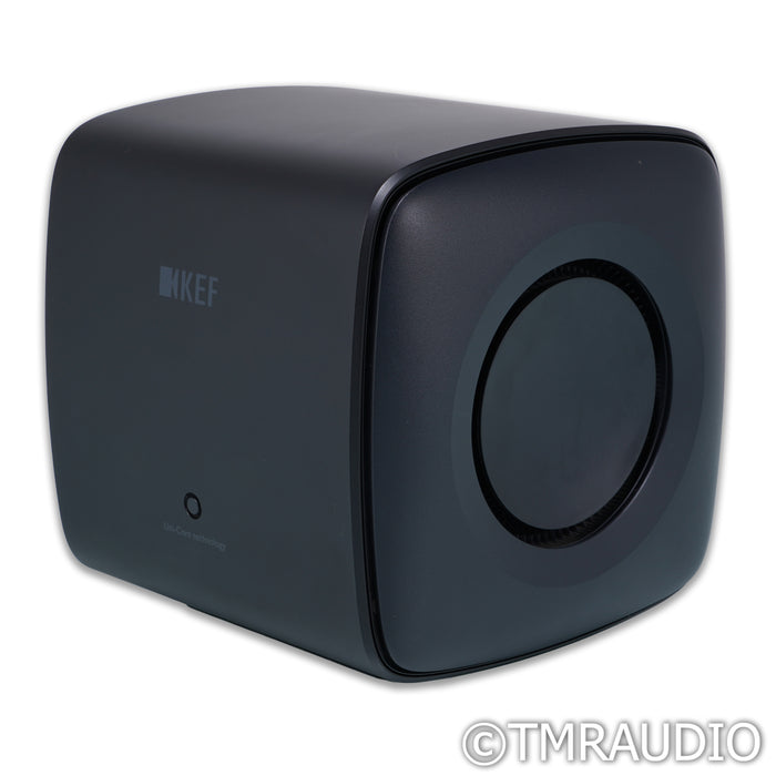 KEF KC62 Dual 6.5" Powered Subwoofer; Black w/ Wireless Adapter Kit