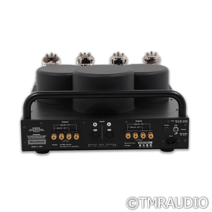 BAT VK60 Tube Monoblock Power Amplifier; Single