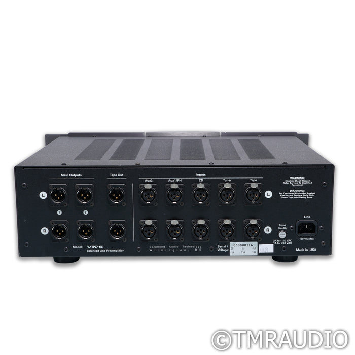 Balanced Audio Technology VK-50SE Stereo Tube Preamplifier