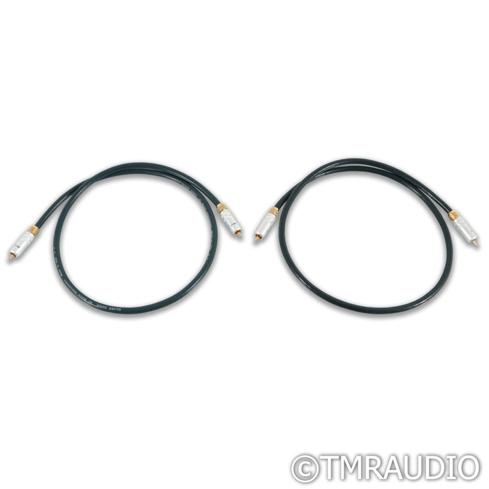 DH Labs Silver Sonic Air Matrix RCA Cables; 1m Pair Interconnects