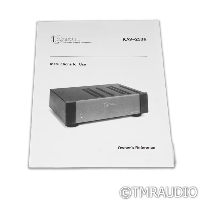 Krell KAV-250a Stereo Power Amplifier