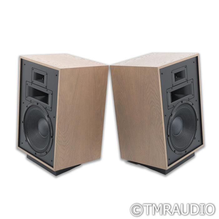 Klipsch Heresy IV Floorstanding Speakers; Distressed Oak Pair