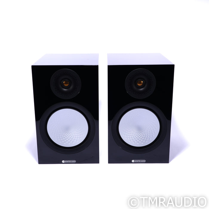 Monitor Audio Silver 100 7G Bookshelf Speakers; Black Gloss Pair