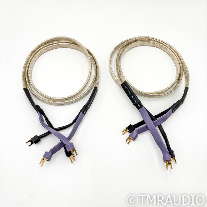 Analysis Plus Big Silver Oval Speaker Cables; 6ft Pair