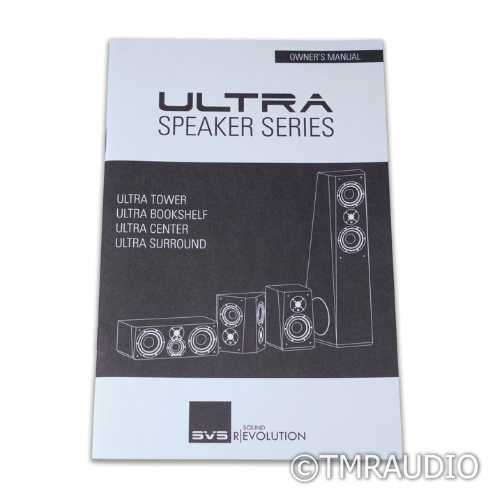 SVS Ultra Bookshelf Speakers; Piano Gloss Black Pair