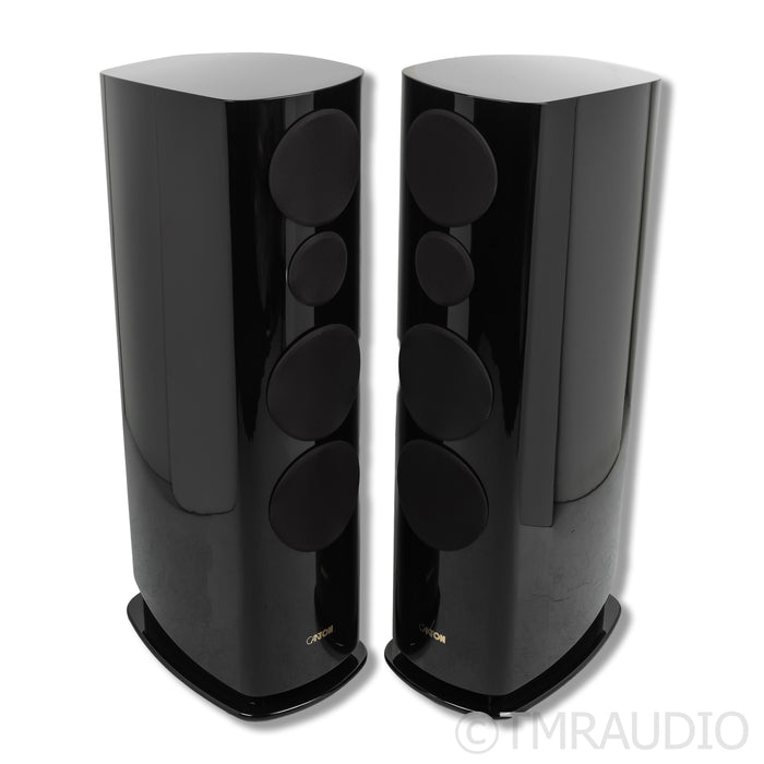 Canton Reference 3 Floorstanding Speakers; Piano Black Pair (Demo w/ Warranty)