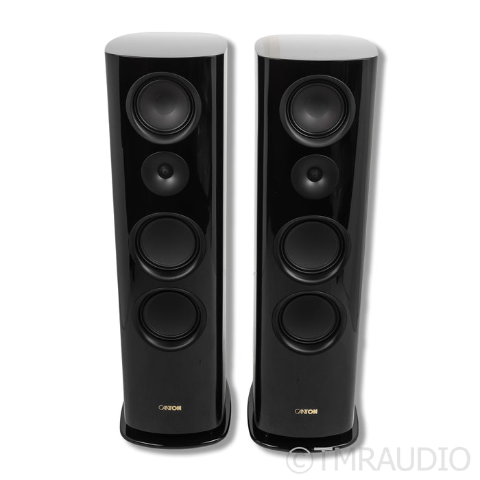 Canton Reference 3 Floorstanding Speakers; Piano Black Pair (Demo w/ Warranty)