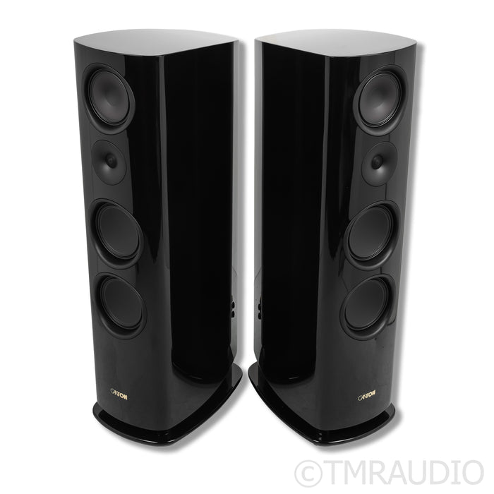 Canton Reference 3 Floorstanding Speakers; Piano Black Pair (Demo w/ Warranty)