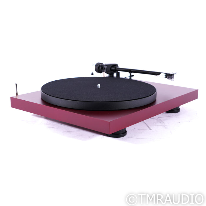 Pro-Ject Debut Carbon Evo 2 Turntable; Satin Red Wine w/ Pick-It MM Evo